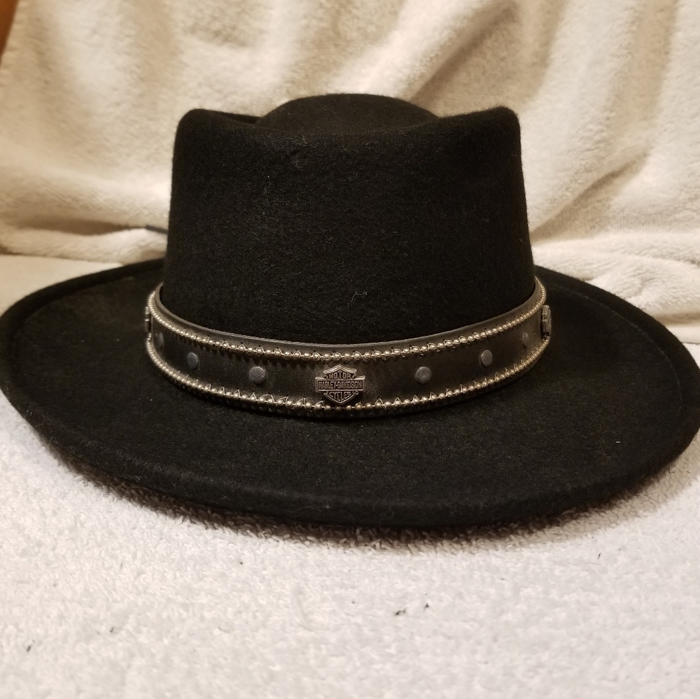 Harley Davidson Rambler Cowboy Hat Womens Small